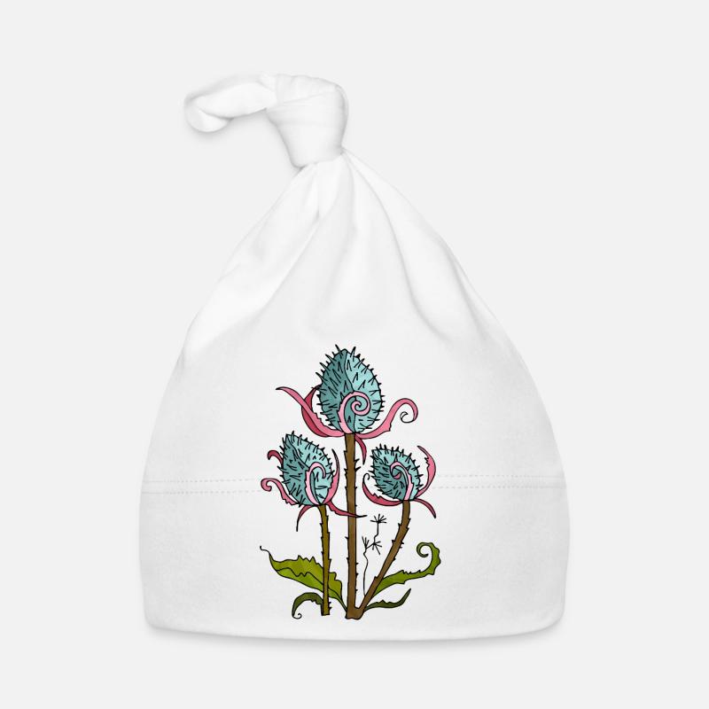 Blumen Baby Bio-Mütze