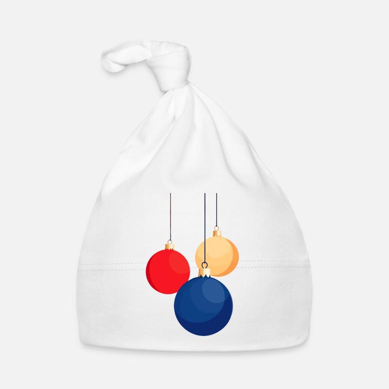 Accrocher des boules de Noël Bonnet bio Bébé