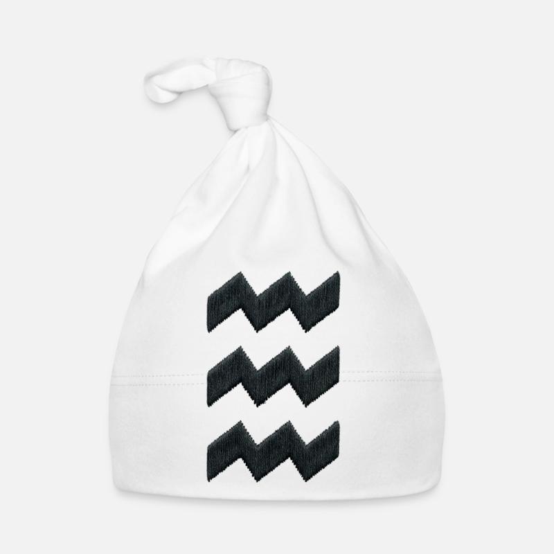 Eindhoven Vibes embroidery look black (printed) Organic Baby Cap