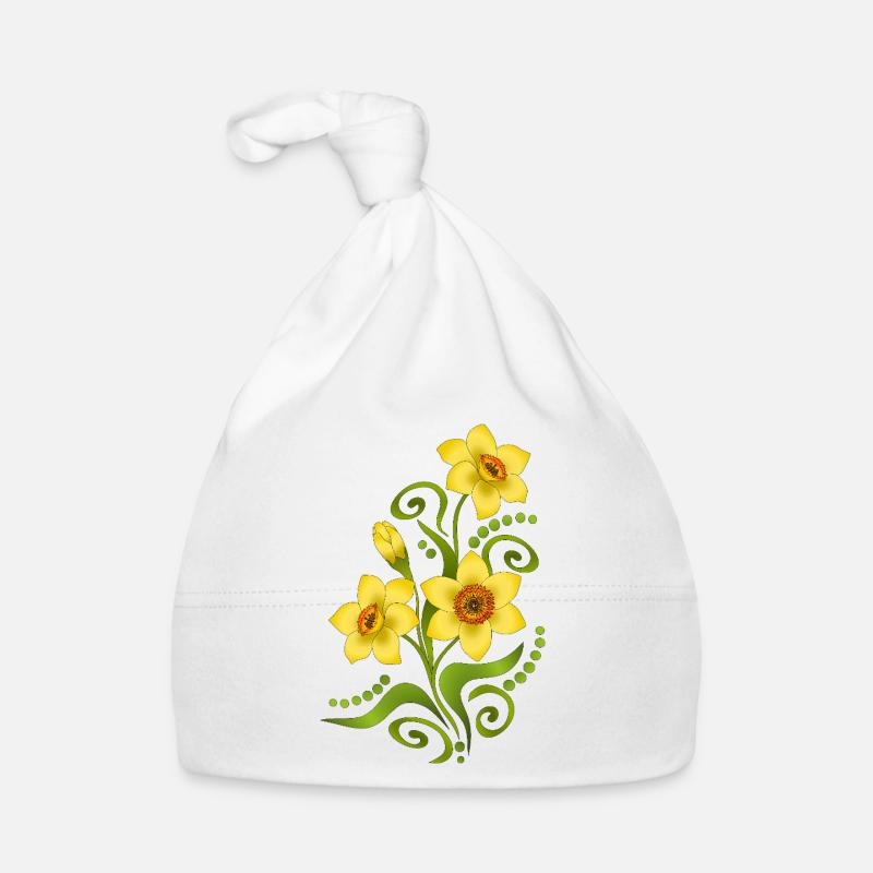 Flowers Organic Baby Cap