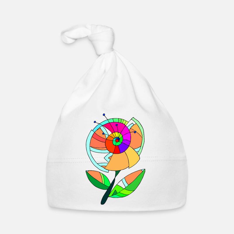 Blume Baby Bio-Mütze