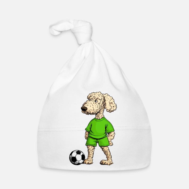 Caniche Soccer Chien Bonnet bio Bébé