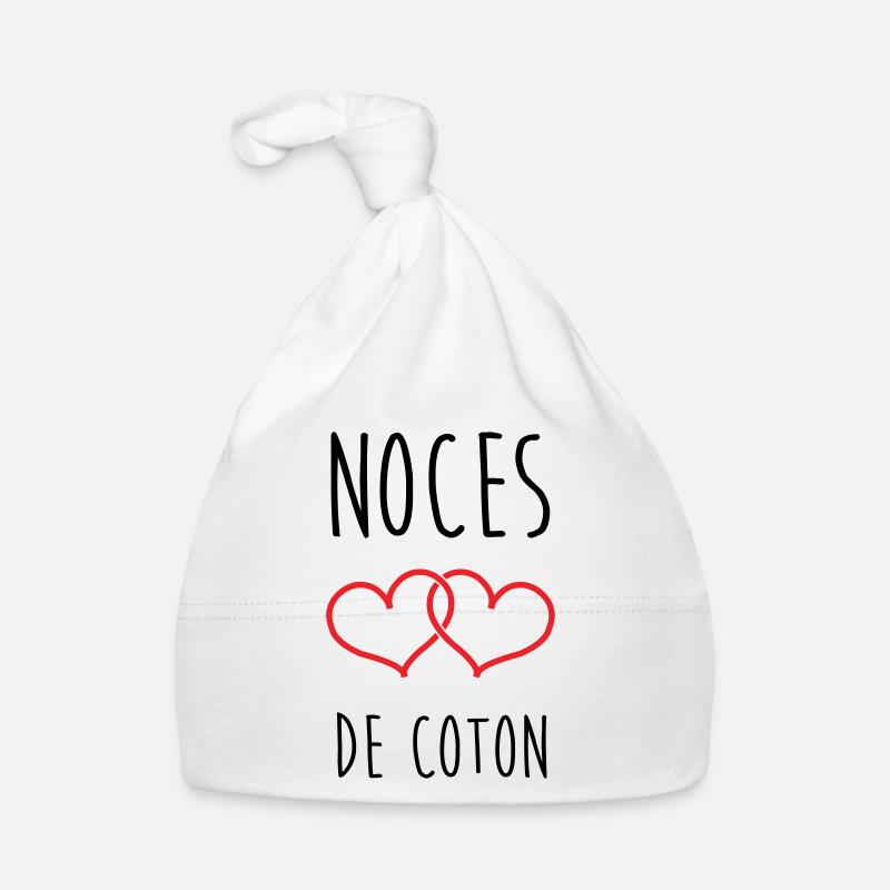 Cotton Wedding 1 Year Wedding Organic Baby Cap