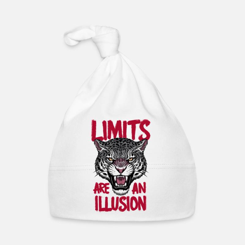 Les limites sont une illusion - Bonnet bio Bébé - blanc