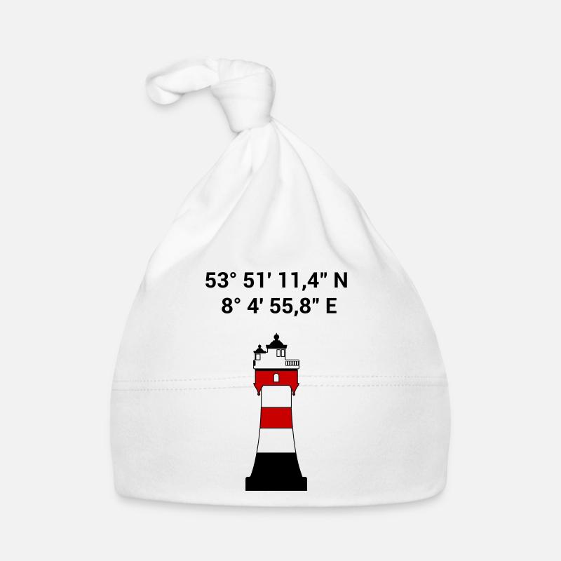 Phare de Red Sand - Voile - Skipper - Maritime Bonnet bio Bébé