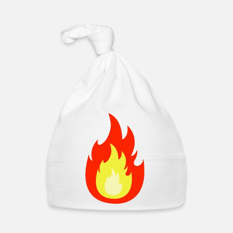 Flamme de feu Bonnet bio Bébé