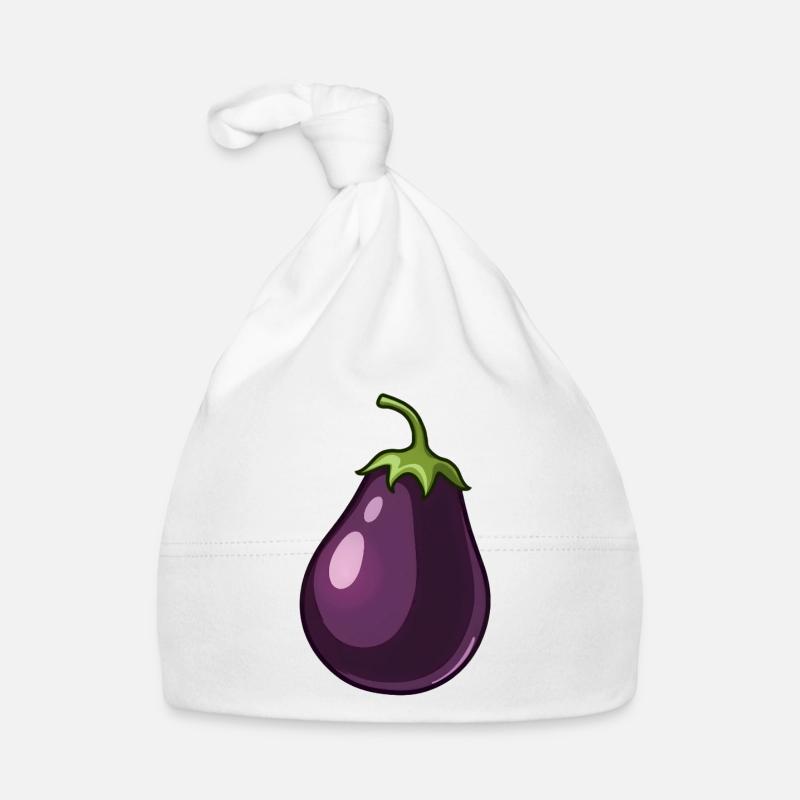 aubergine Bonnet bio Bébé