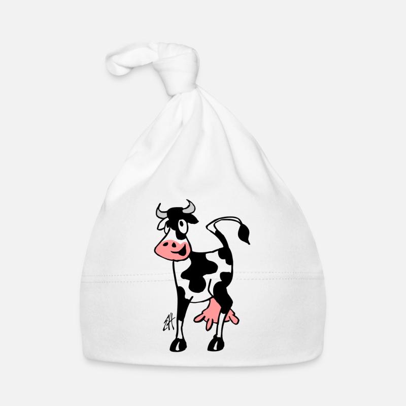 Kuh Baby Bio-Mütze