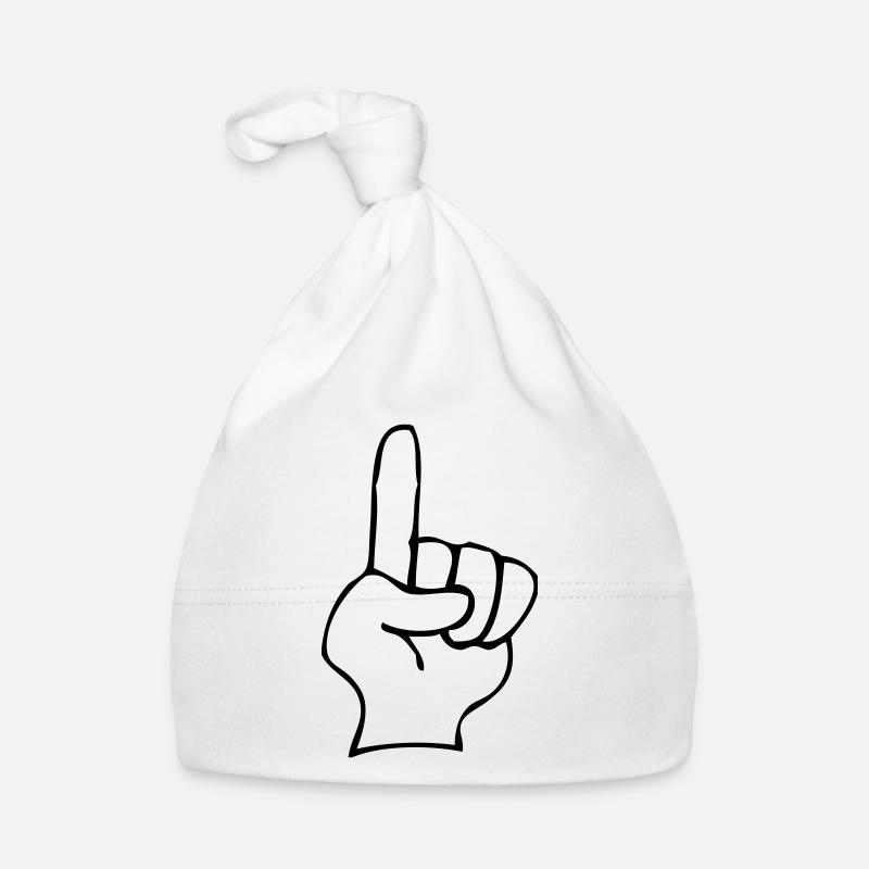 Zeigefinger Baby Bio-Mütze