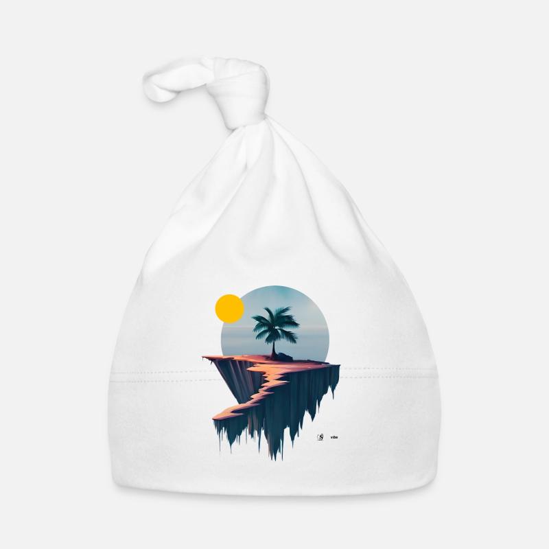 Île Flying Palm Bonnet bio Bébé