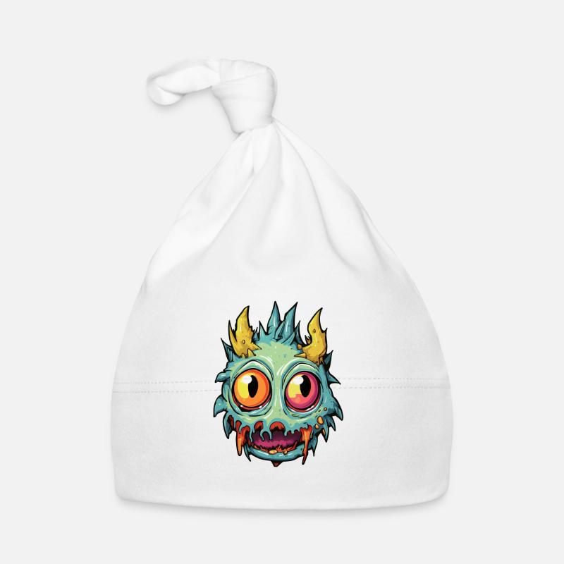 Moines d’Halloween Bonnet bio Bébé