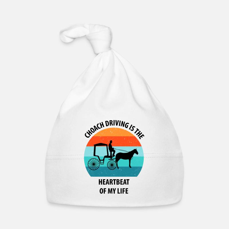 Calèche de cocher Calèche tirée par des chevaux Calèche Bonnet bio Bébé