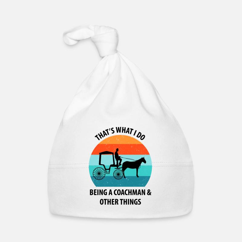 Calèche de cocher Calèche tirée par des chevaux Calèche Bonnet bio Bébé