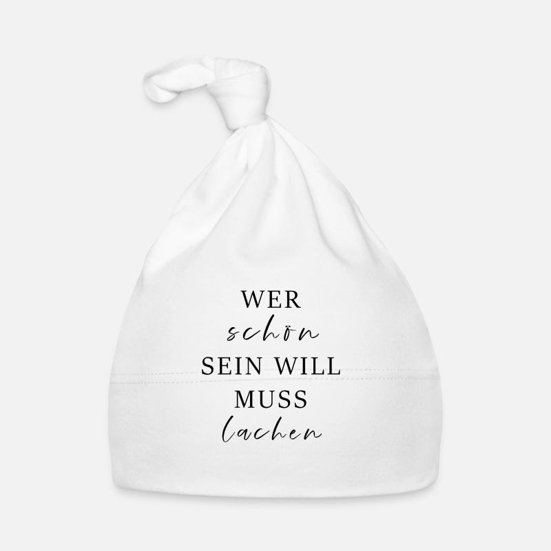 Lachen Baby Bio-Mütze