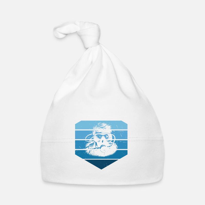 Plongeur Plongeur Scuba Diver Femmes Plongeuse Bonnet bio Bébé