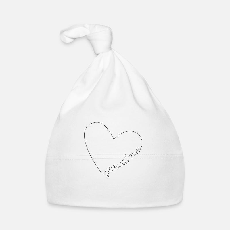 Ligne de cœur Toi et moi Bonnet bio Bébé
