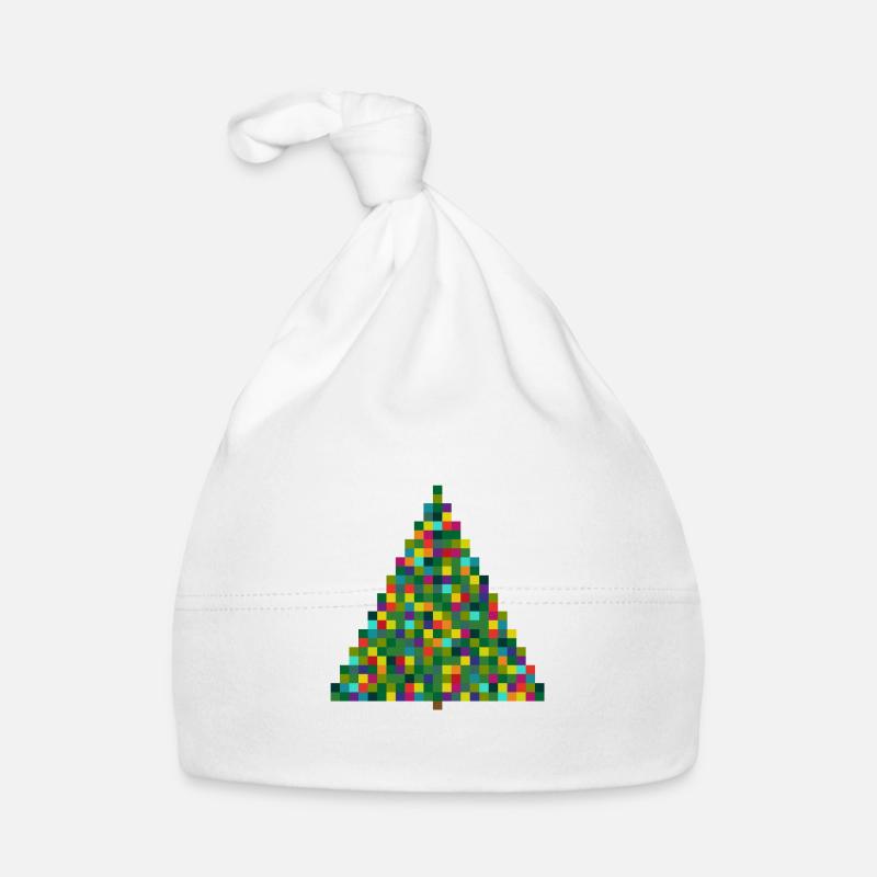 X MAS TREE - Pixel Baby Bio-Mütze