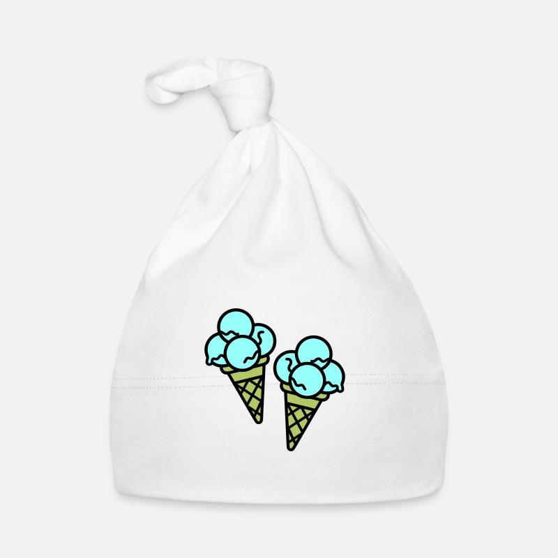 Eis Creme Ice Cream Baby Bio-Mütze