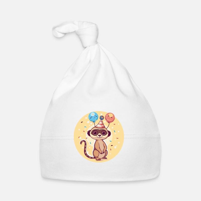 Bande dessinée d’anniversaire de suricate Bonnet bio Bébé
