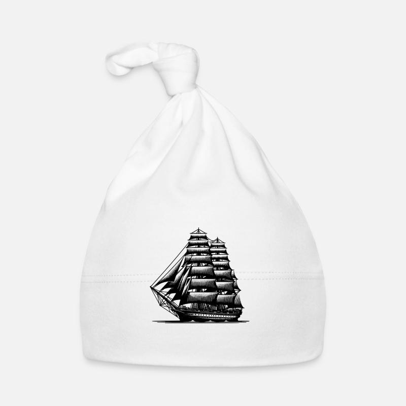 Seafarer feeling Wind and waves without engine Organic Baby Cap