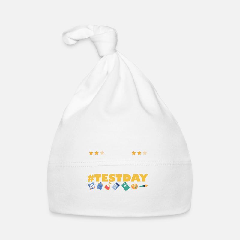 Funny Testing Day Rock The Test Exam Day Teacher Organic Baby Cap