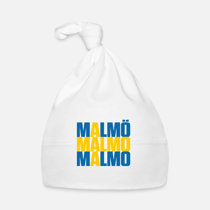 Malmö Suède Drapeau Bonnet bio Bébé