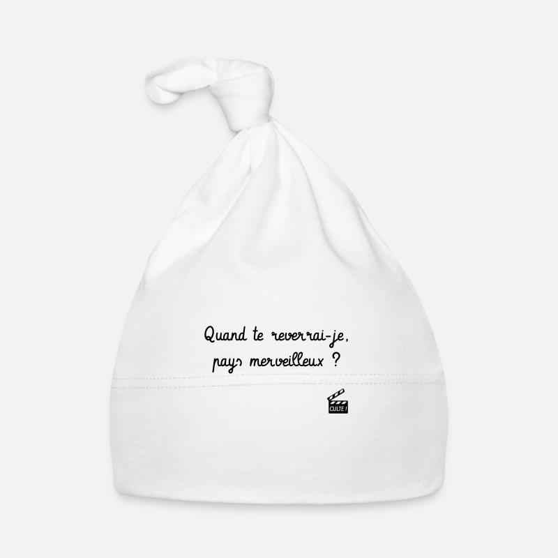 Quand te reverrai-je ? Les bronzés font du ski ! Bonnet bio Bébé