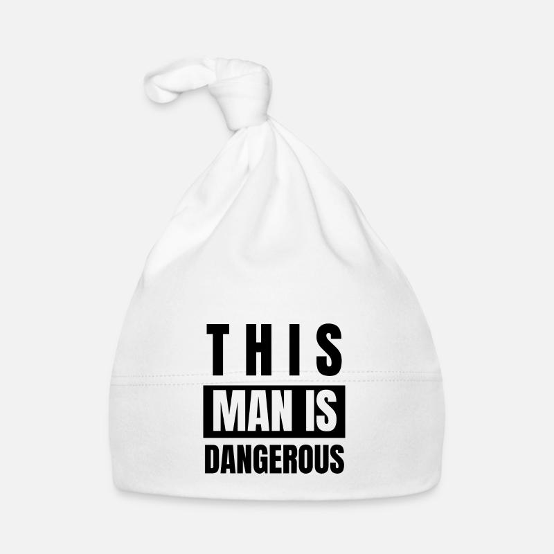 this man is dangerous Organic Baby Cap