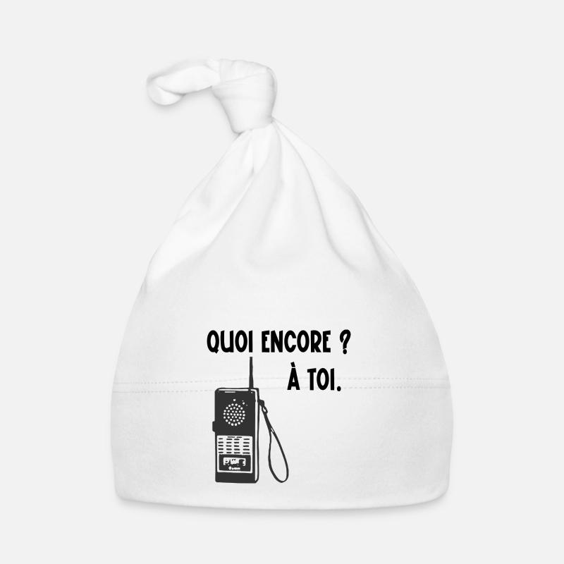 quoi encore - Bonnet bio Bébé - blanc