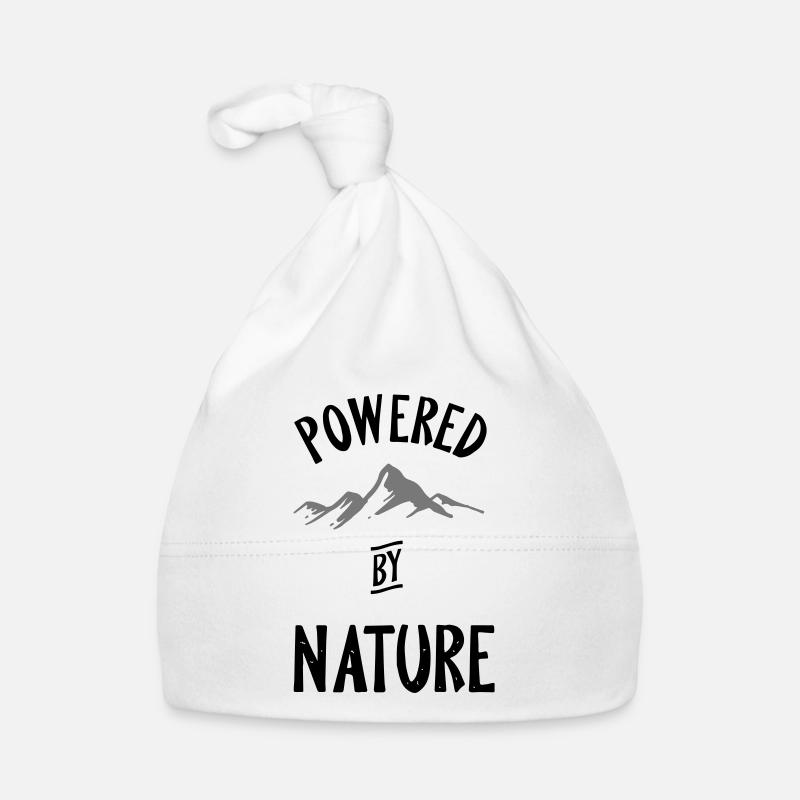poweredbynature - Bonnet bio Bébé - blanc
