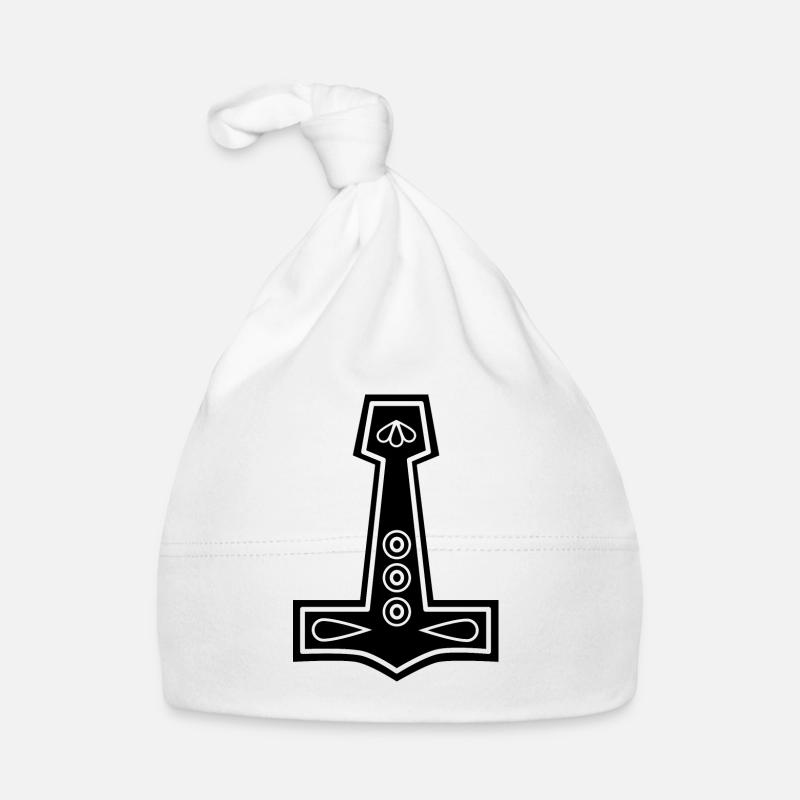 Thor hammer Organic Baby Cap
