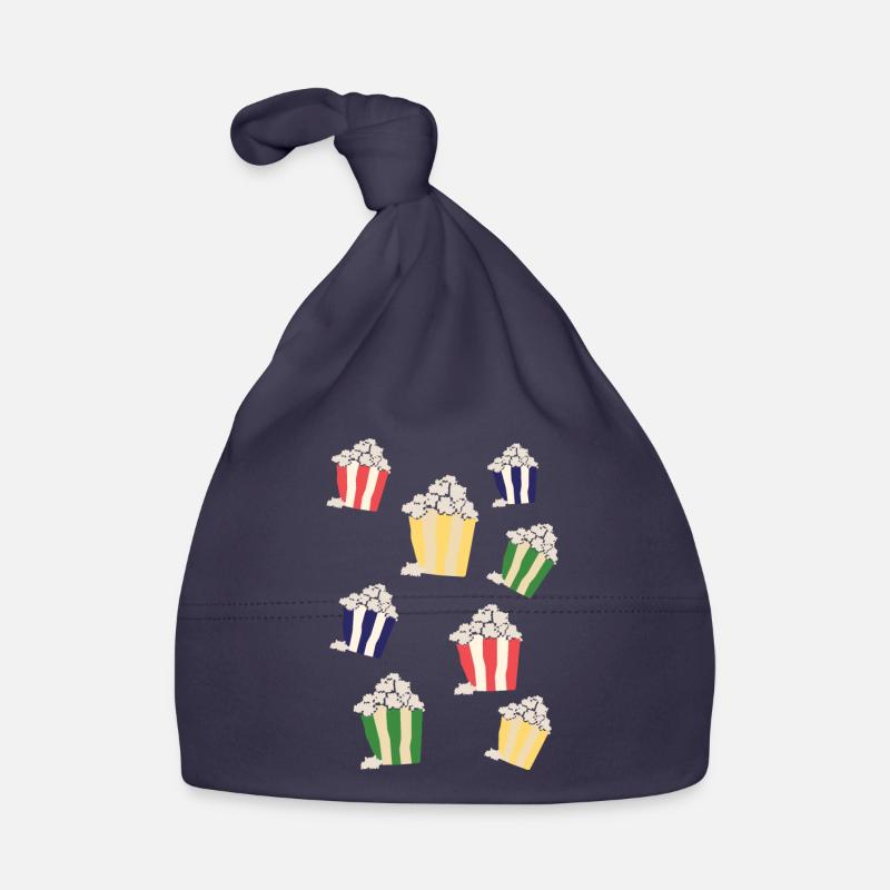 Popcorn Popcorn Sweet Snack Gift Gift Idea Organic Baby Cap