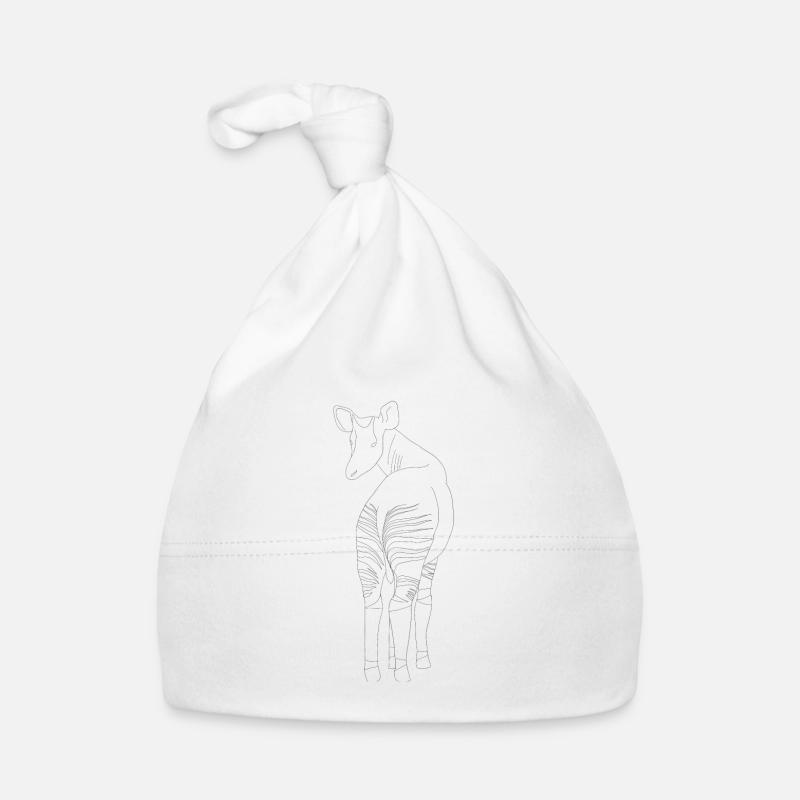 okapi - Baby Bio-Mütze - Weiß
