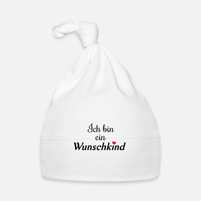 Ich bin ein wunschkind Baby Bio-Mütze