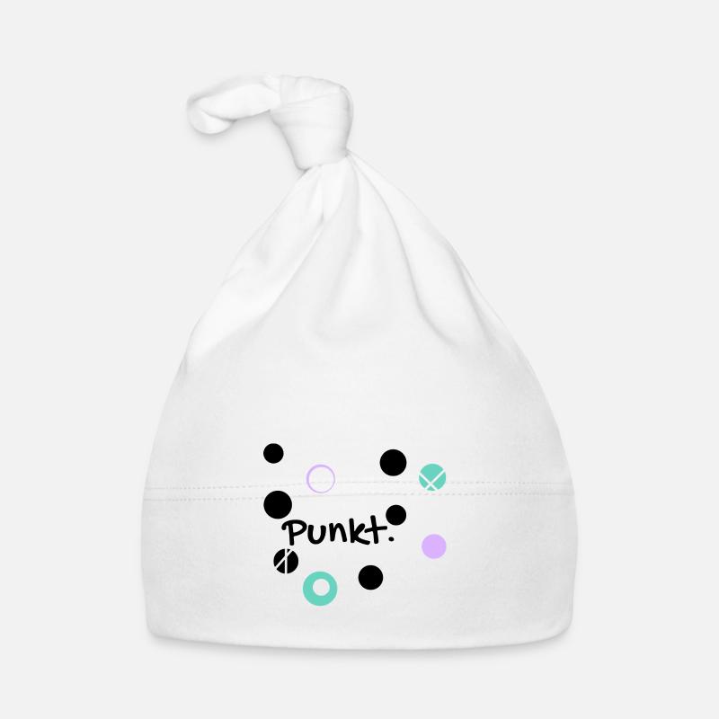 Punkt, purplemint Dots Baby Bio-Mütze