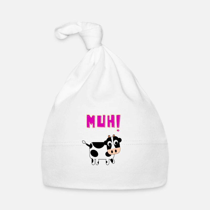 Kuh Baby Bio-Mütze