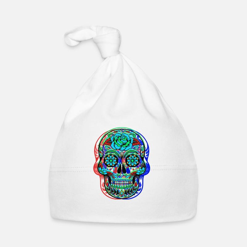 CALAVERA TAG DER TOTEN Baby Bio-Mütze
