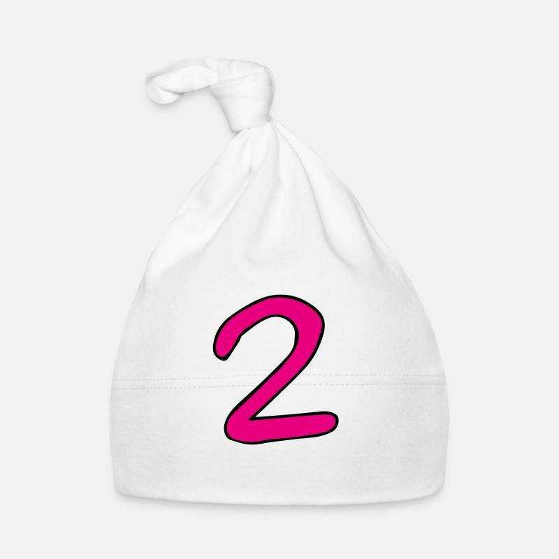 2 en rose Bonnet bio Bébé