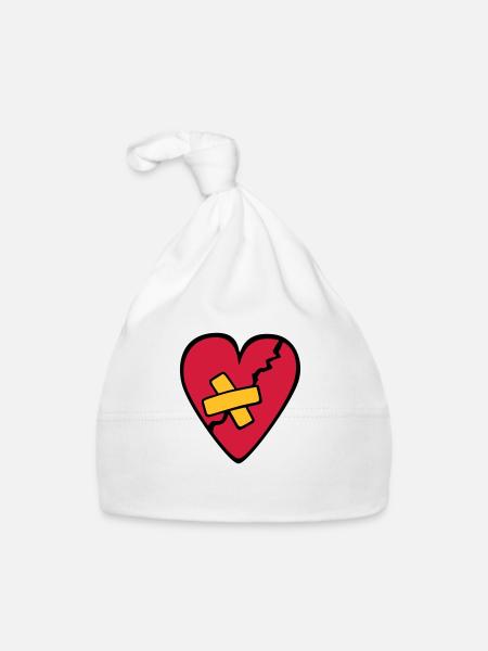 CoeurBrisé - Organic Baby Cap - white