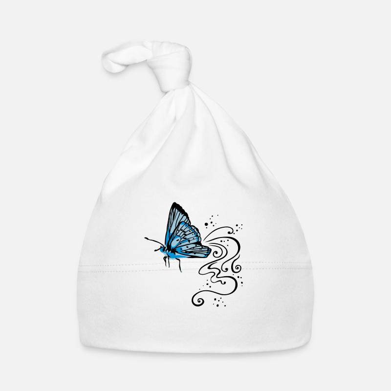Schmetterling Baby Bio-Mütze