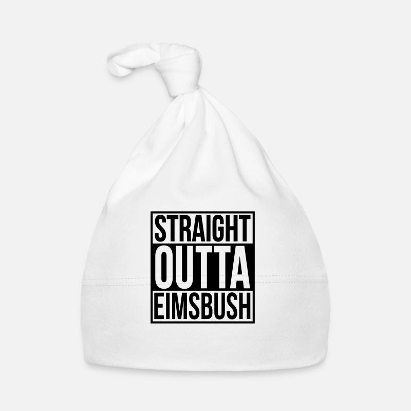 Straight Outta Eimsbush Rap Hip Hop Statement Hood Baby Bio-Mütze