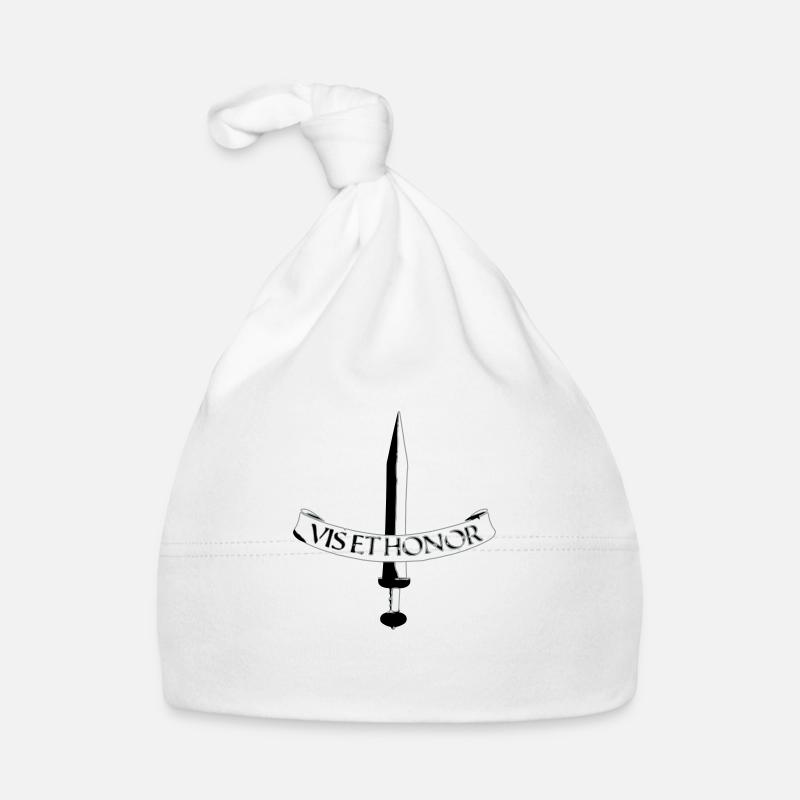 vis et honor2 - Bonnet bio Bébé - blanc
