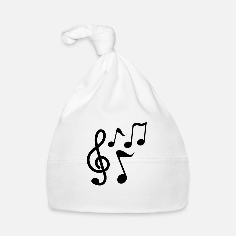 Noten - Musik Baby Bio-Mütze