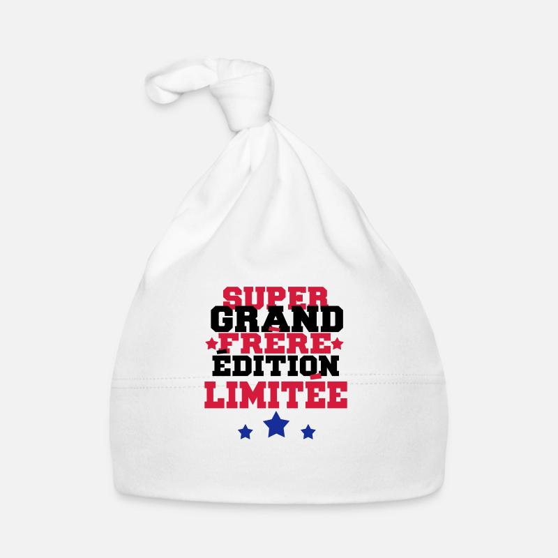 super grand frère édition limitée Bonnet bio Bébé