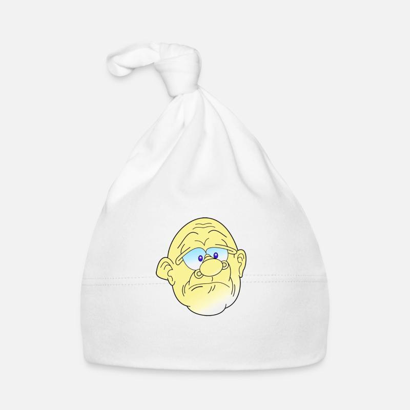 Müder Mann Baby Bio-Mütze