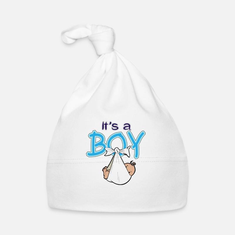 Baby Shower Il est un garçon Bonnet bio Bébé