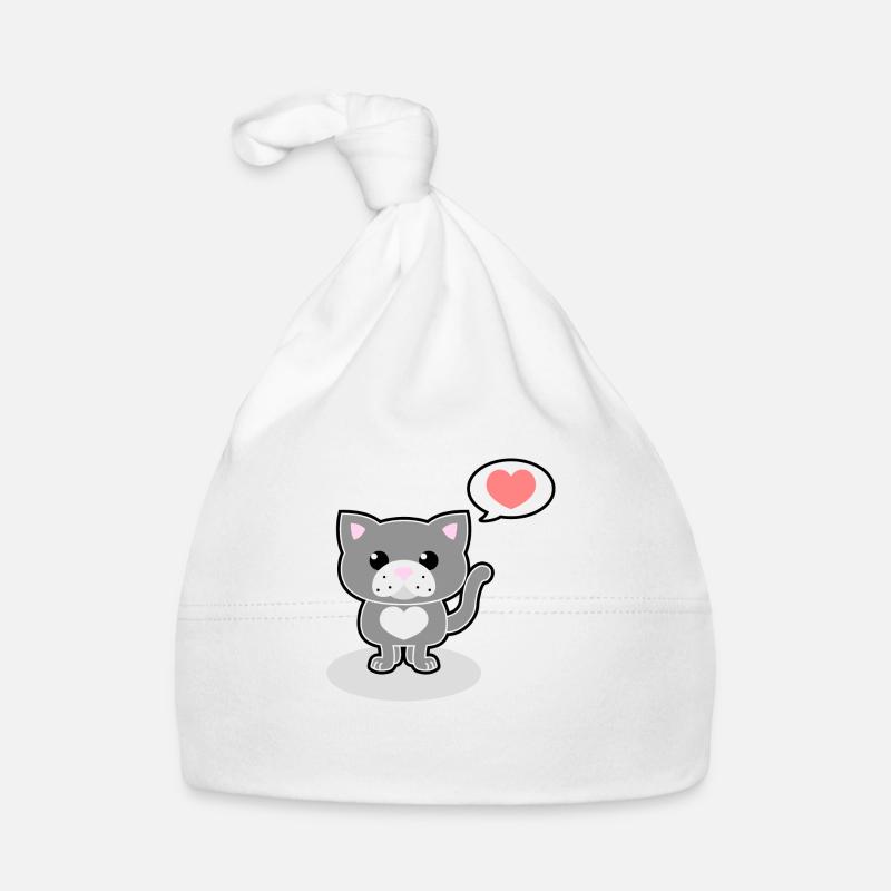 chat doux Bonnet bio Bébé