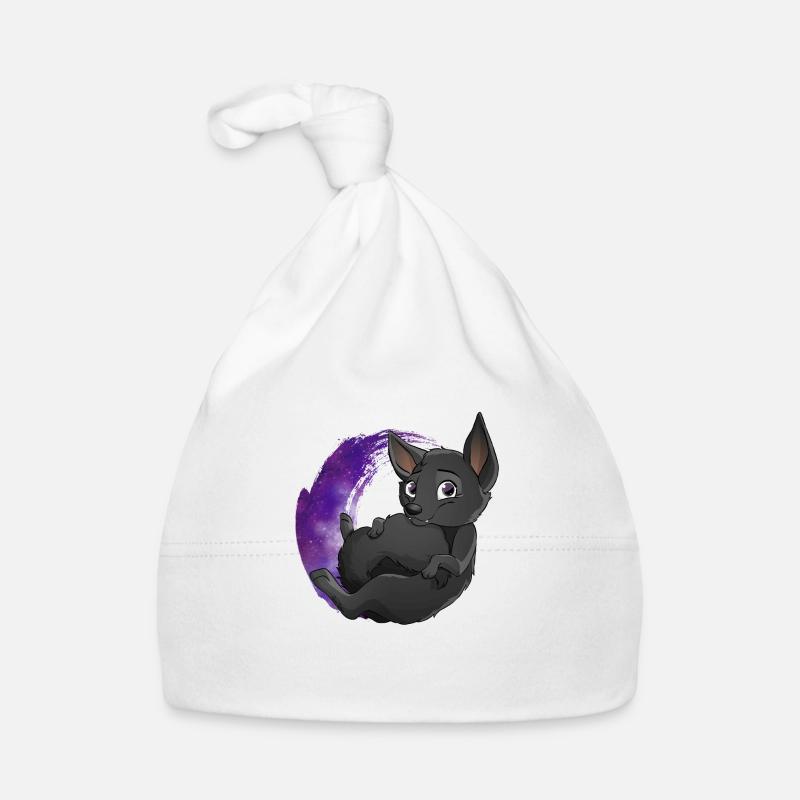 Galaxy Black Kelpie Baby Bio-Mütze