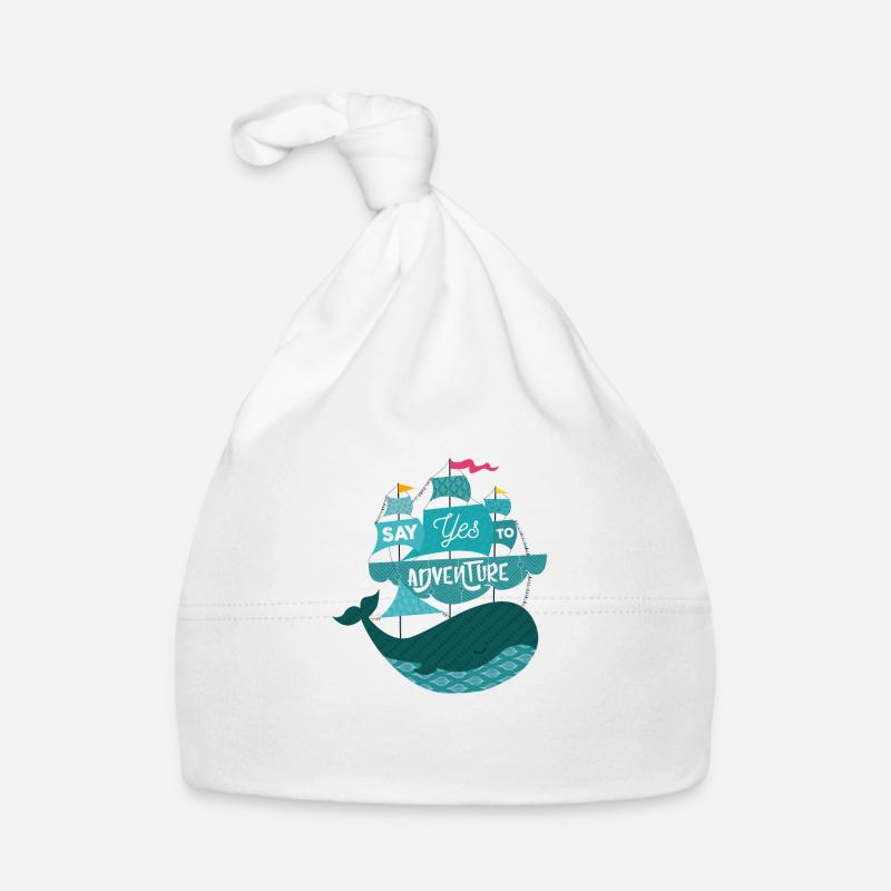 océan mer baleine enfant bébé aventure bateau Bonnet bio Bébé