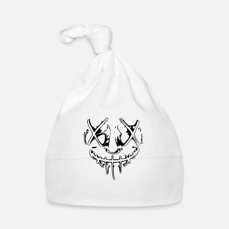 Horror Mask Halloween (Purge Optics) Organic Baby Cap